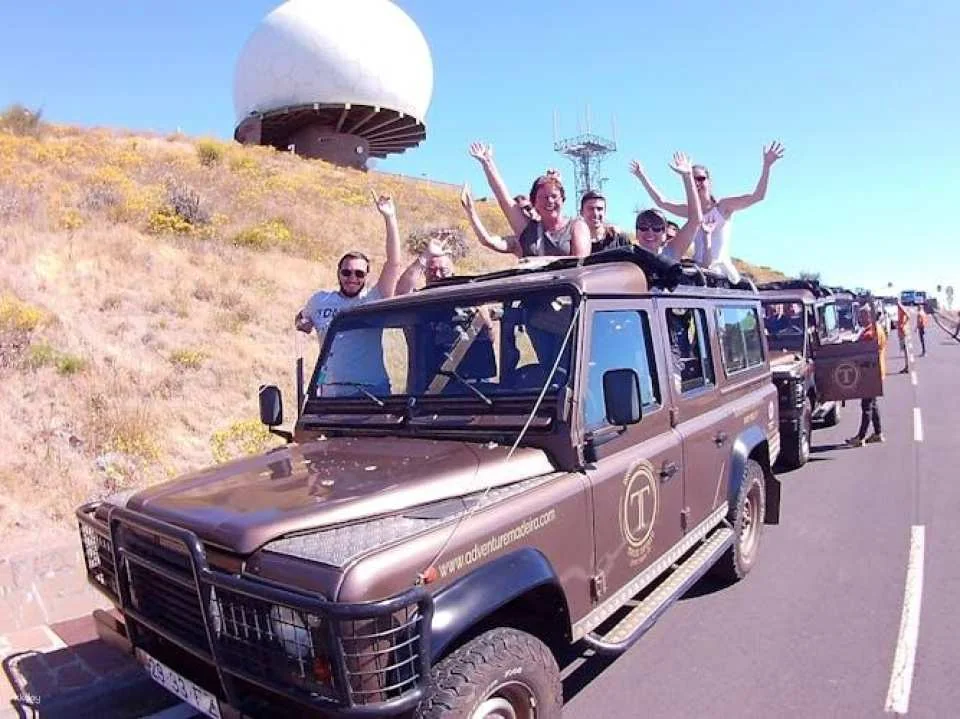 Open roof 4x4 Arieiro Peak and Cristo Rei tour with dolphin watching