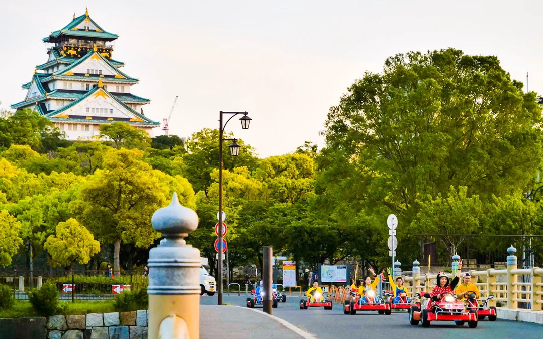 Osaka: Castle, Dotonbbori & Namba 60/90-Min Go-Karting Experience by Akiba Kart Image 4