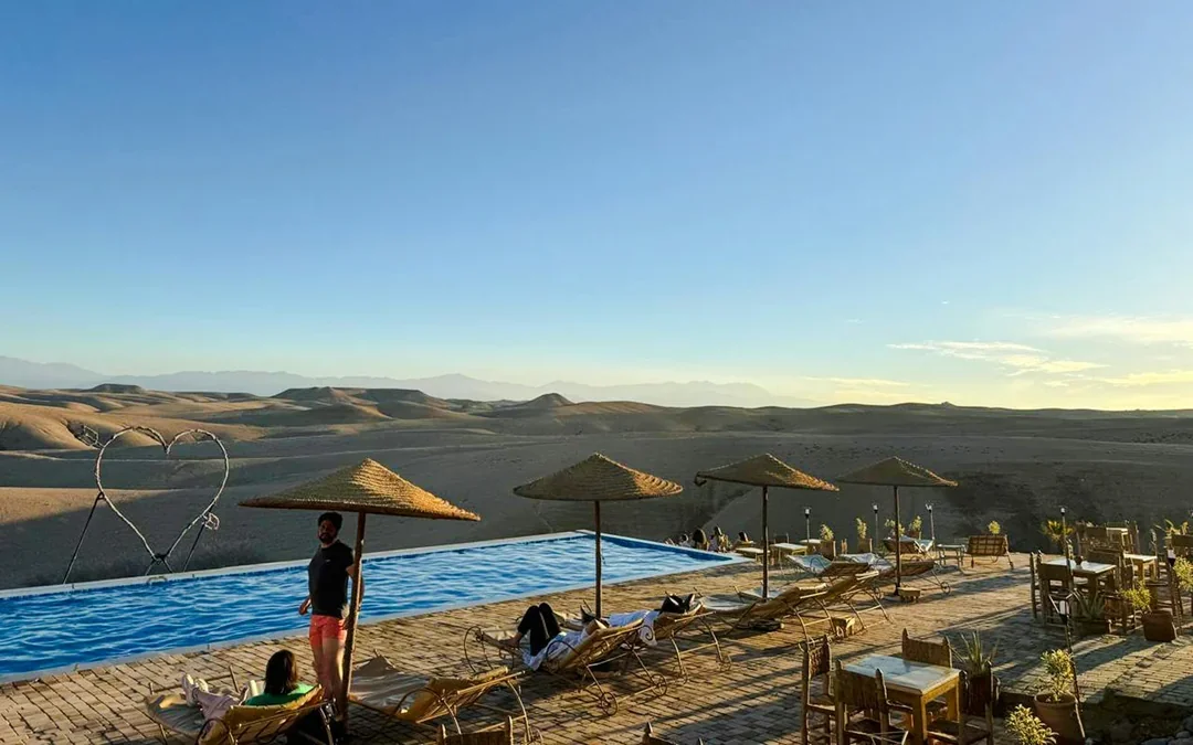 Overnight Agafay Desert Tour with Dinner Show & Pool Access Image 9