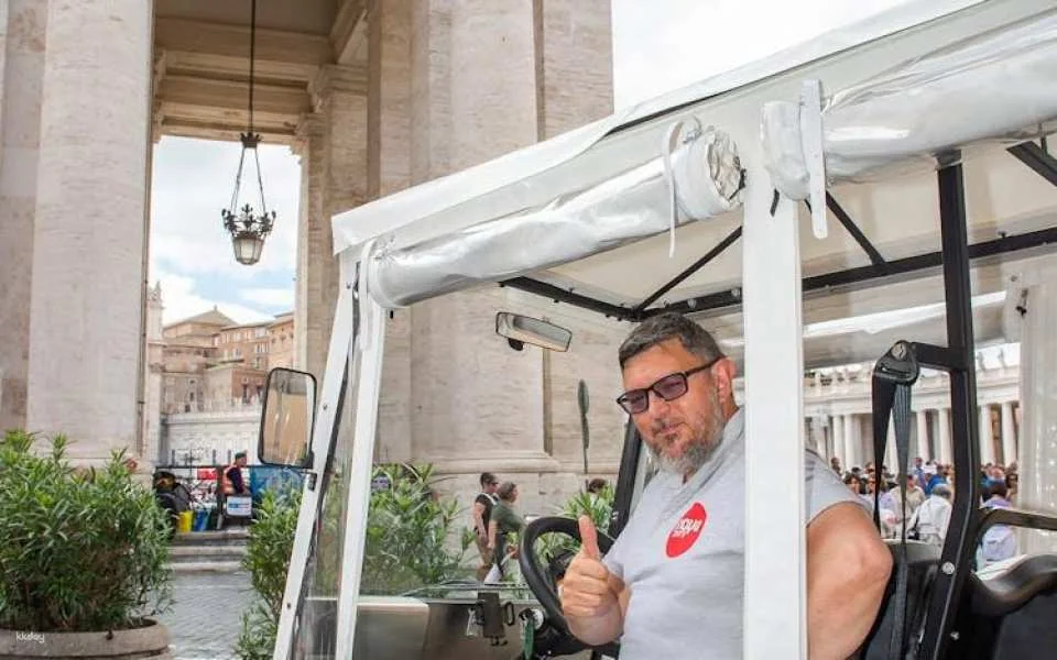 Papal basilicas of Rome private guided tour by golf cart