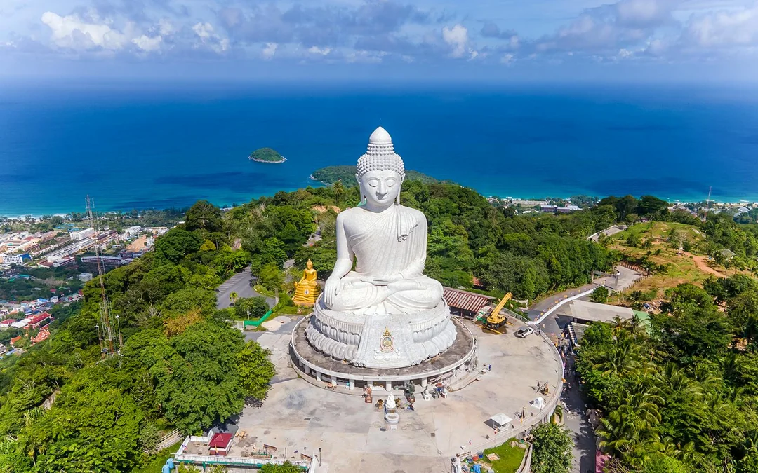 Phuket Half-Day Guided City Tour with Transfers: Big Buddha, Elephant Trekking & Wat Chalong Image 2