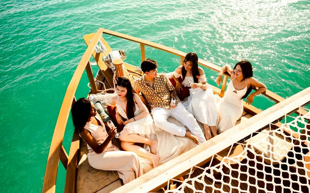 Phuket Private Longtail Boat Charter with Jacuzzi to Coral Island Banana Beach and Promthep Cape Image 9