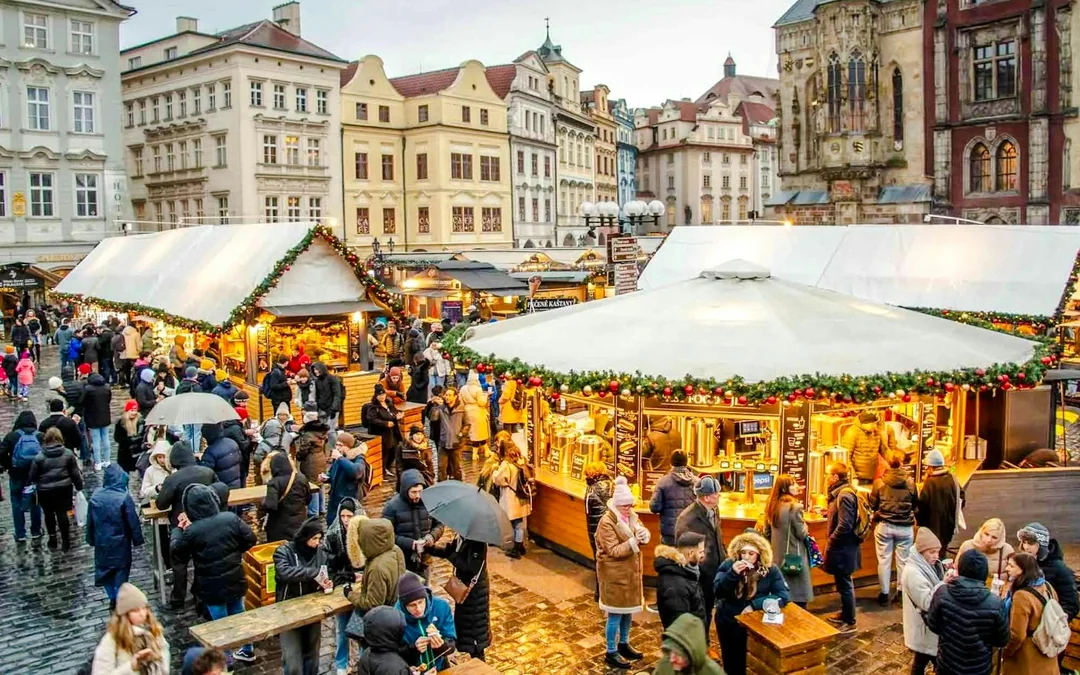 Prague Christmas Markets Guided Walking Tour with Tastings and Hot Drinks Image 1