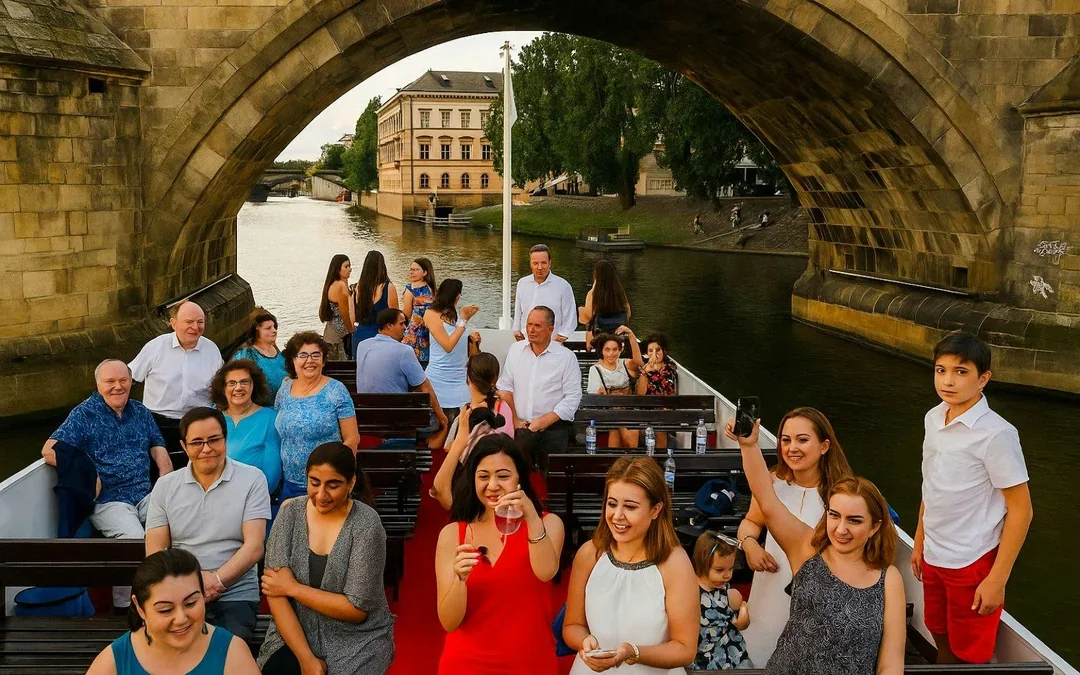Prague Vltava River Sightseeing Cruise with Buffet Lunch Image 5