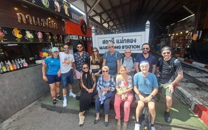 Private Maeklong Railway Market, Floating Market & Dragon Te Image 9