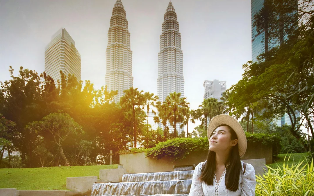 Professional Photoshoot Outside Petronas Towers Image 2