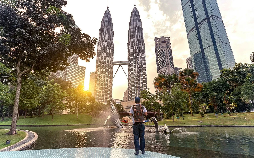 Professional Photoshoot Outside Petronas Towers Image 4