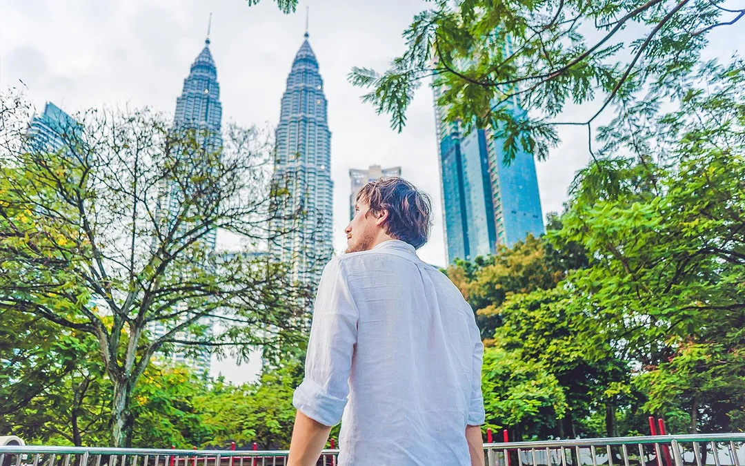 Professional Photoshoot Outside Petronas Towers Image 5