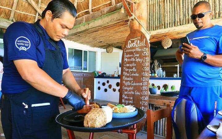 Puerto Morelos: Beachside Tacos & Town Tour with Tequila Tasting Image 4