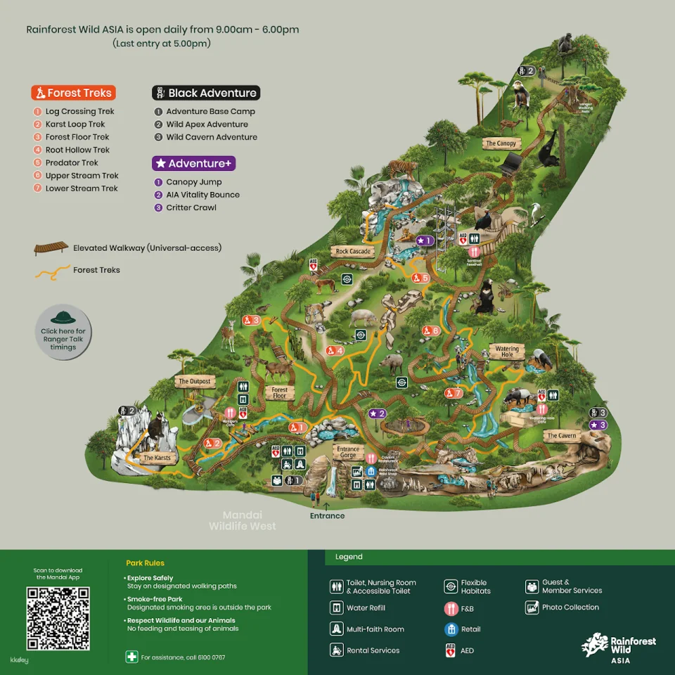 Rainforest Wild Adventure Tickets | Mandai Wildlife Reserve, Singapore