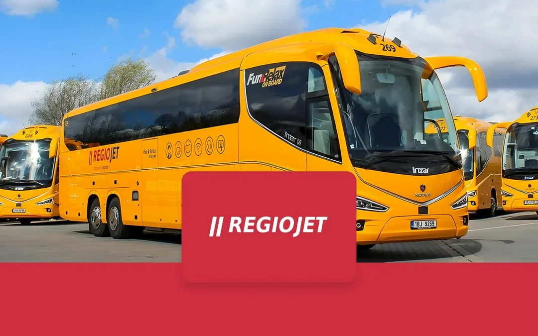 Rejiojet: One-Way Bus Transfers Between Prague Airport & Prague Florenc Bus Station Image 1