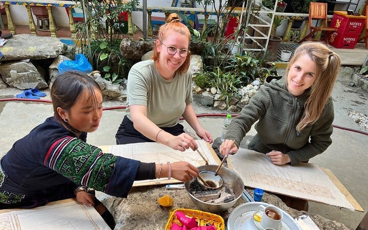 Sa Pa H’Mong Batik Workshop: Hands-On Beeswax Art Experience with Local Artisans and Take-Home Masterpiece Image 3
