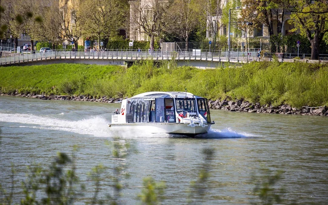 Salzburg Sightseeing City Cruise on Salzach River Image 1