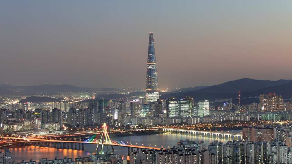 SEOUL SKY Observatory Admission Ticket & Dongdaemun Market Shopping