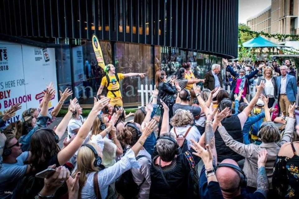 Silent disco adventure in Cardiff