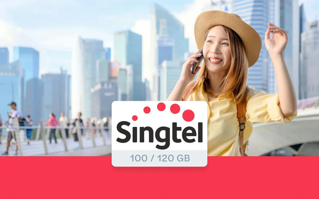Singapore 4G Tourist Singtel SIM Card - Airport Pickup & Singtel Shops Image 1