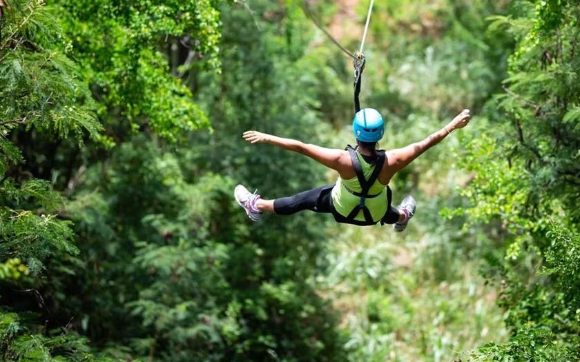 Six Zipline Adventure with Modern Braking System and Expert Guides Image 4