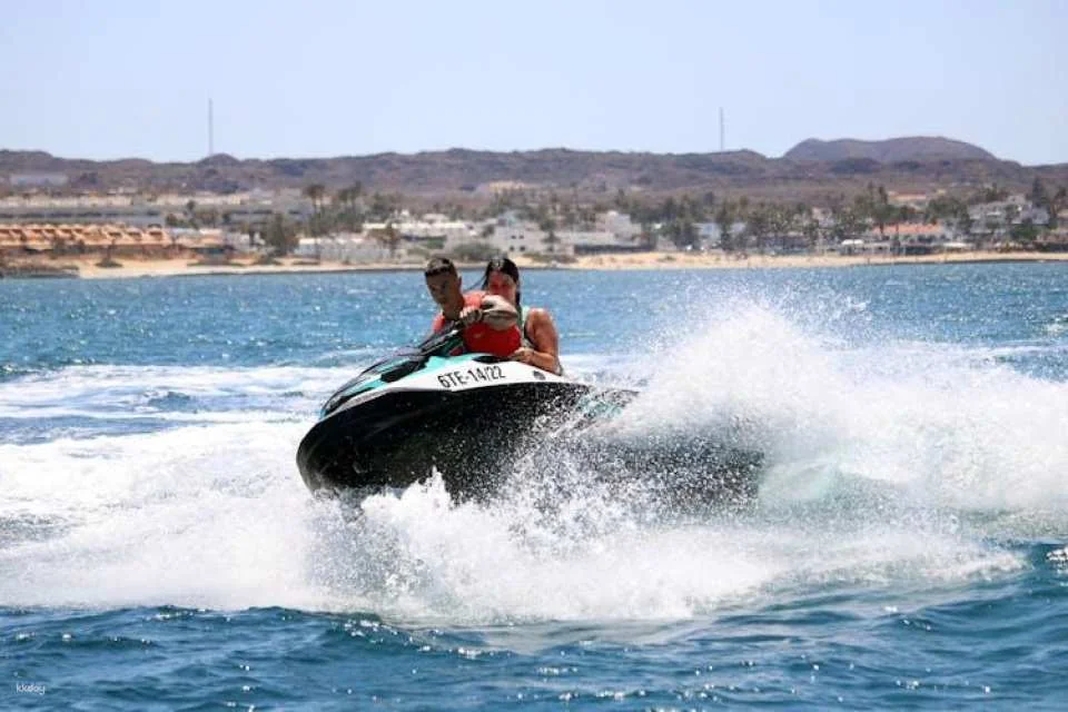 Small group guided jet-ski tour in Fuerteventura