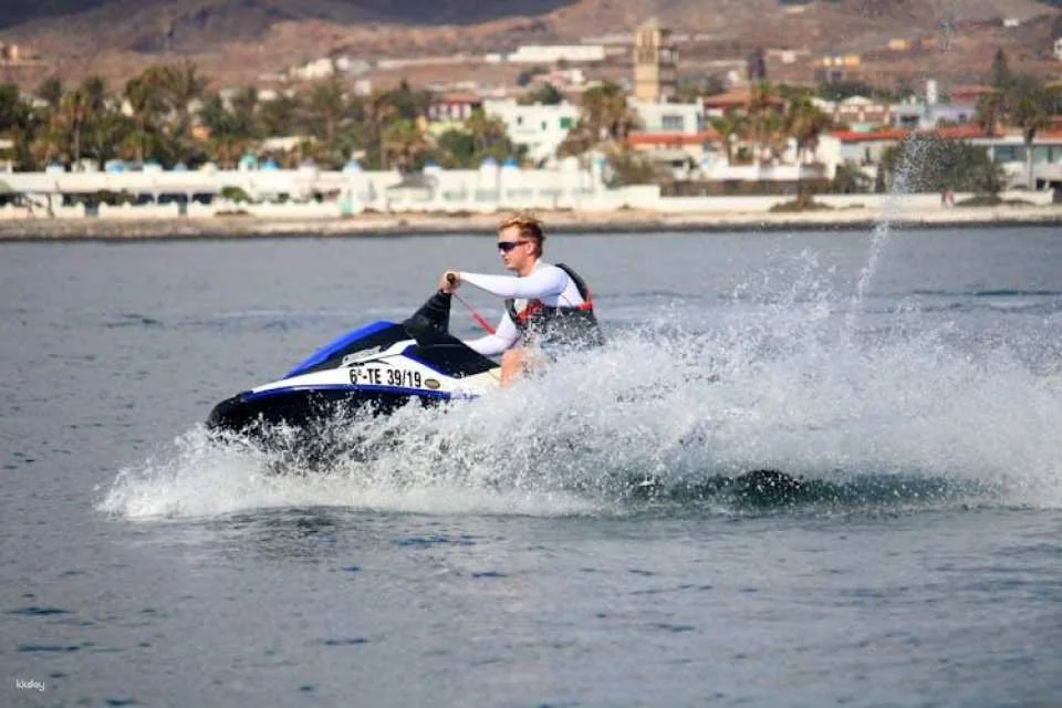 Small group guided jet-ski tour in Fuerteventura