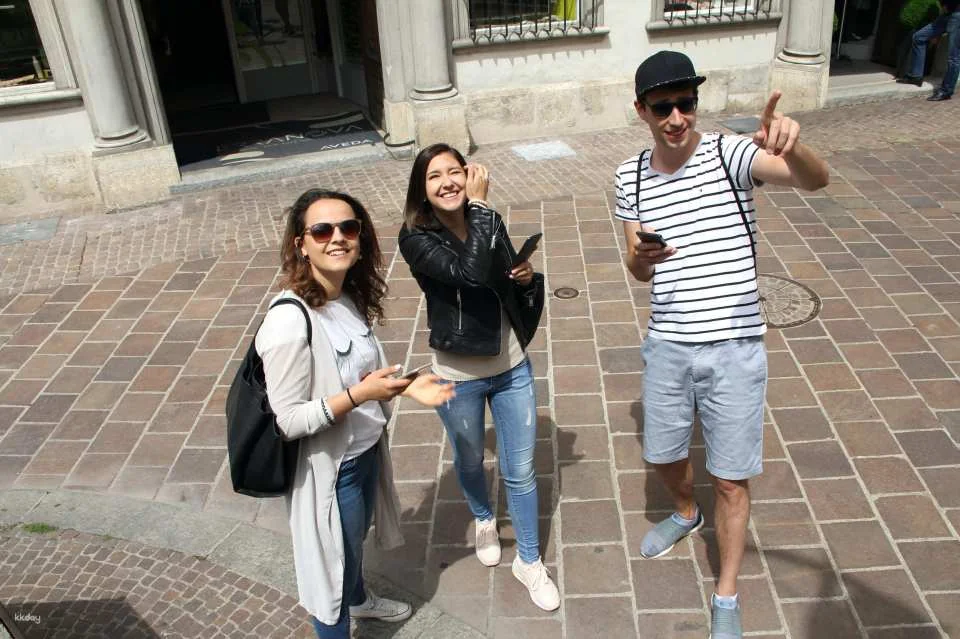 St. Gallen interactive scavenger hunt with the smartphone