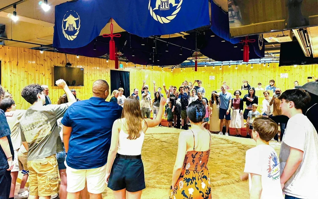 Sumo Show with Chanko-Nabe Dinner, Souvenir Photo & Ring Challenge · Asakusa Image 6