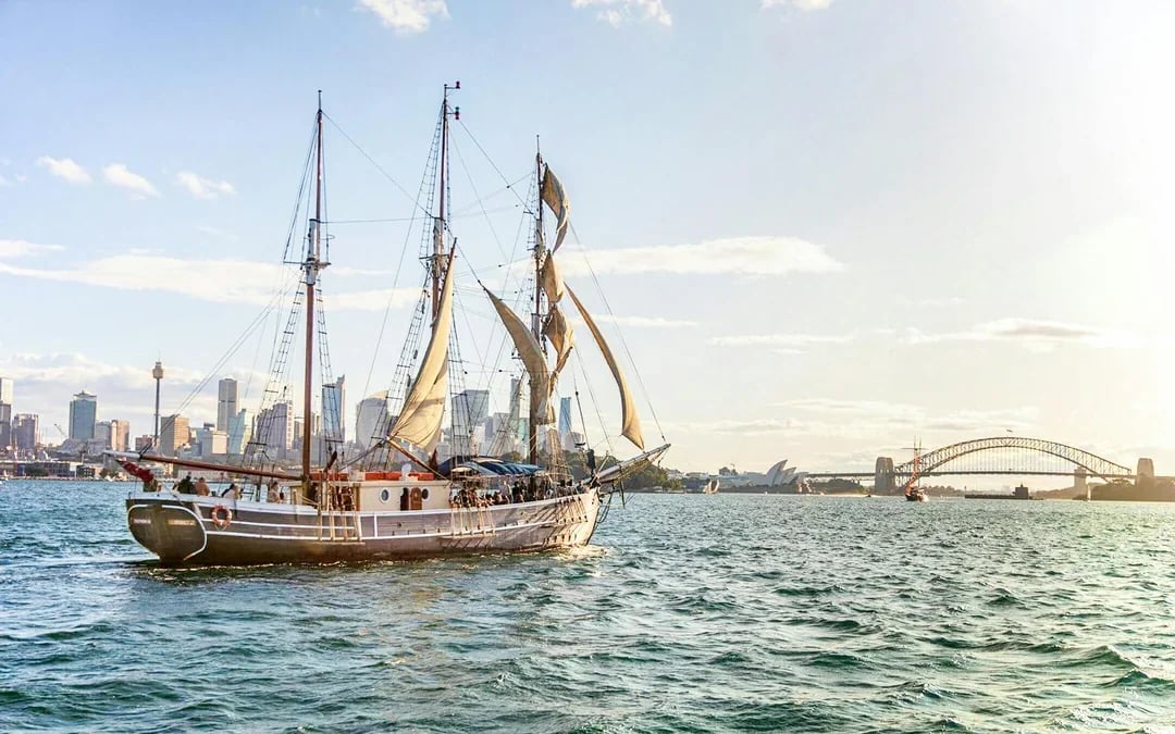 Sydney Harbour 1850s Tall Ship Sightseeing Cruise Image 2