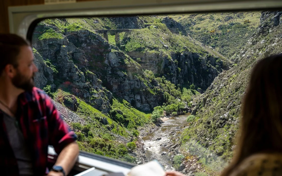 Taieri Gorge Scenic Rail Journey with Deep Stream Bridge Walk Image 1