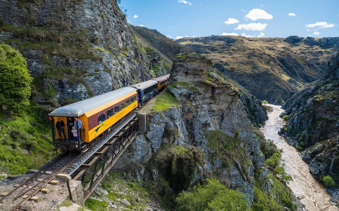 Taieri Gorge Scenic Rail Journey with Deep Stream Bridge Walk Image 3