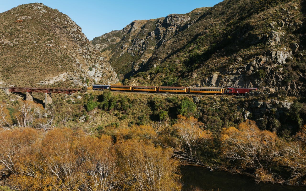 Taieri Gorge Scenic Rail Journey with Deep Stream Bridge Walk Image 4