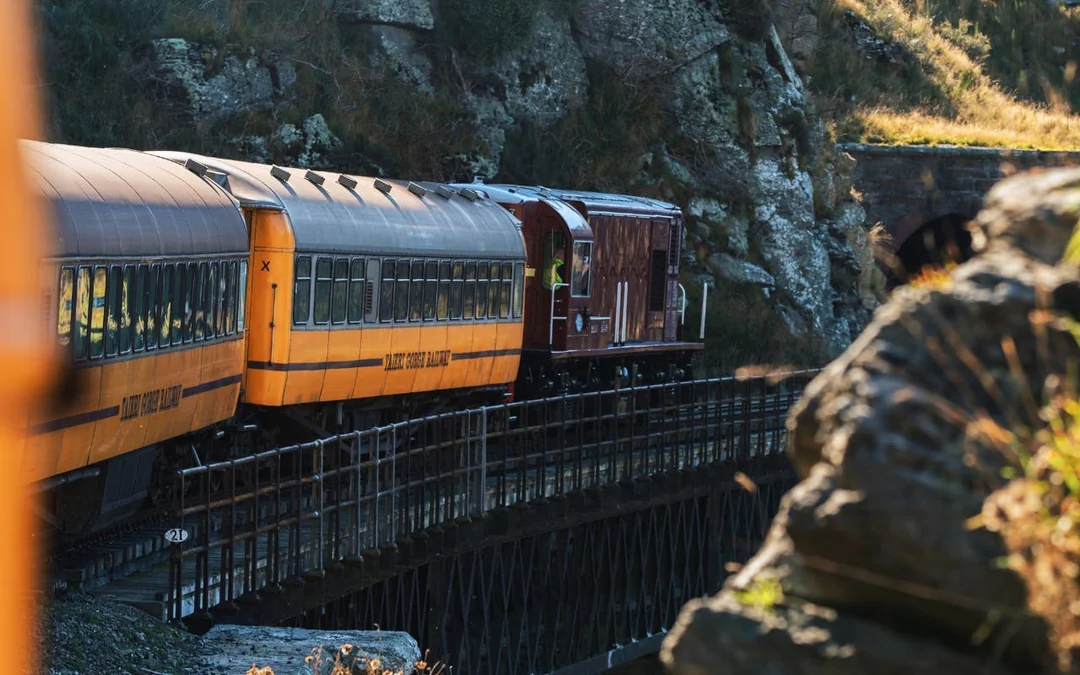 Taieri Gorge Scenic Rail Journey with Deep Stream Bridge Walk Image 5
