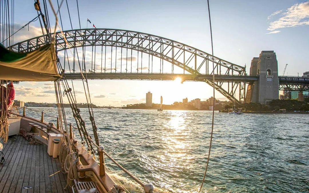 Tall Ship Lunch or Dinner Cruise on Sydney Harbour Image 7