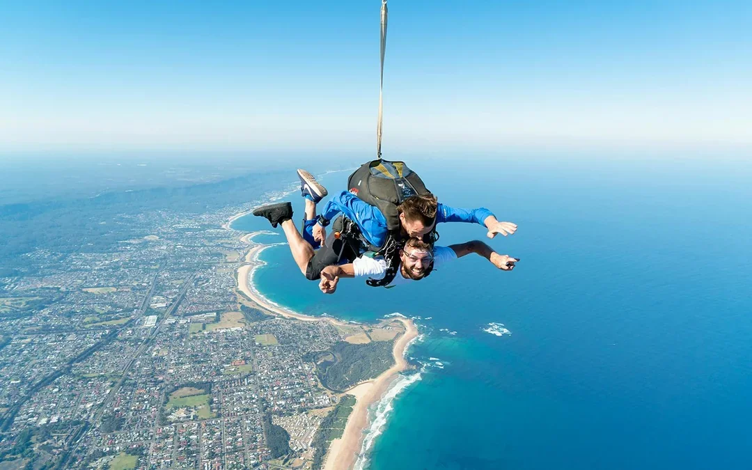 Tandem Skydive at Wollongong Beach Image 4