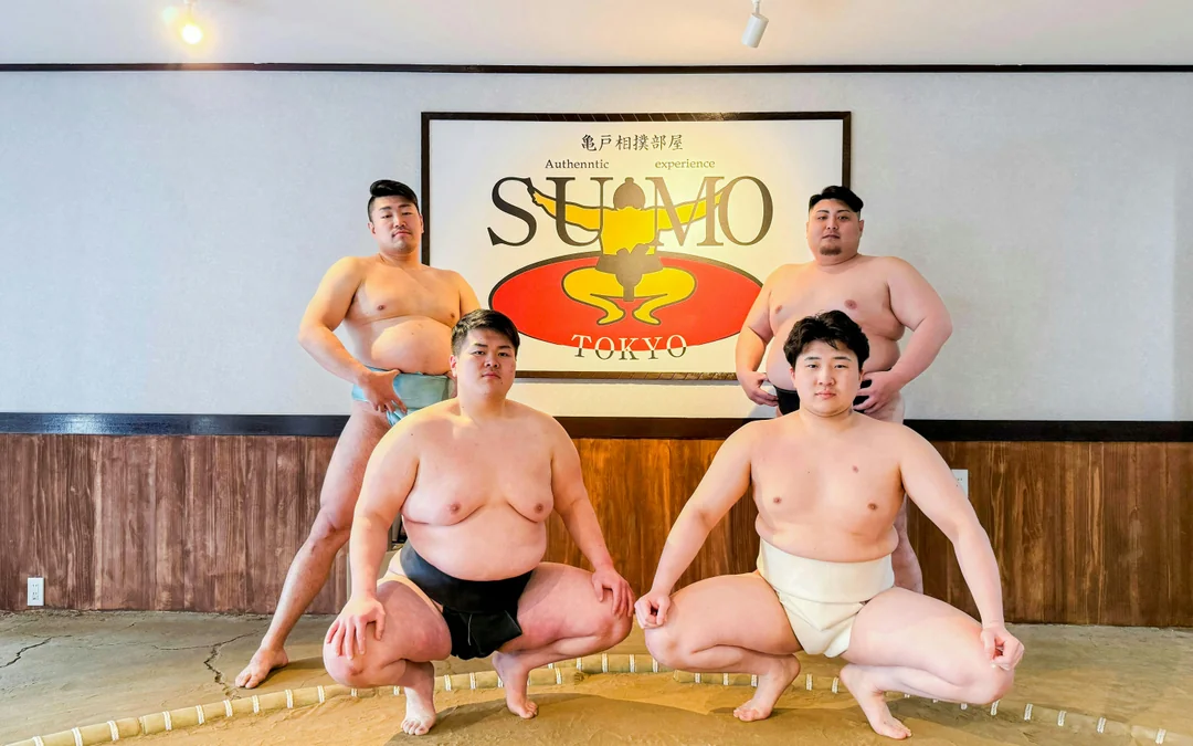Tokyo: Authentic Sumo Experience with Former Wrestler, Chanko Meal, Photos & Gift Image 1