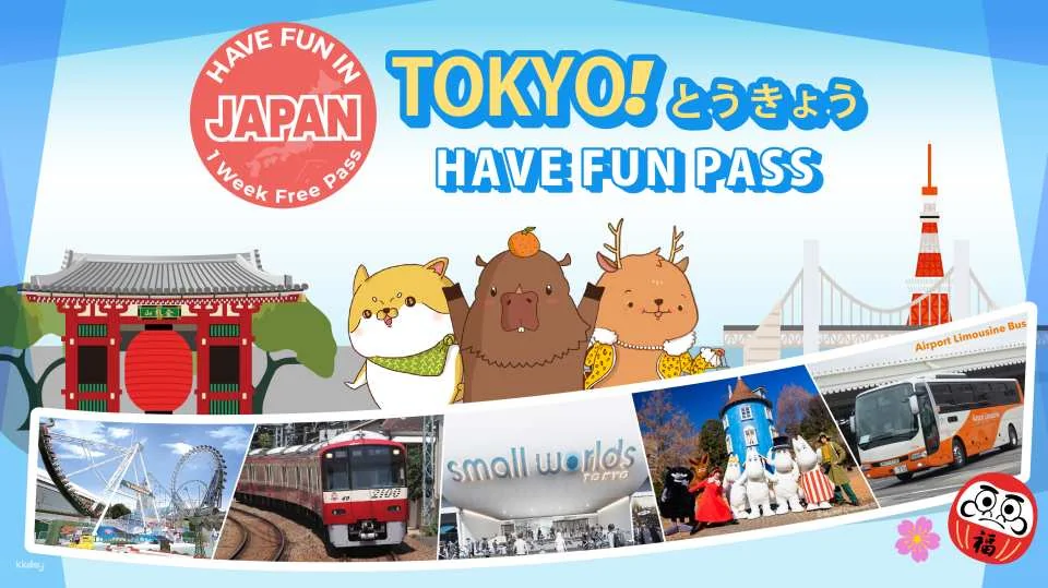 Tokyo Enjoy 1 Week Free Pass