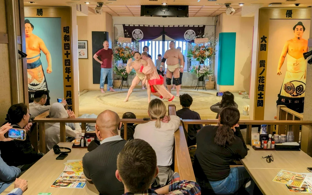 Tokyo: Family Sumo Workshop & Live Wrestling Show with Lunch Image 1
