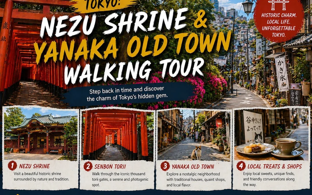 Tokyo Nezu Shrine and Yanaka Old Town Guided Walking Tour Image 6