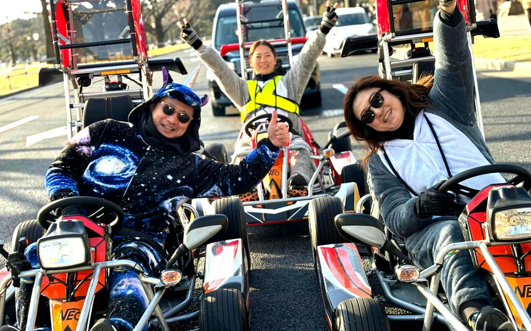 Tokyo: Shibuya 2-Hour Electric Go-Karting & E-Bike Tour Experience by EV Kart Image 2