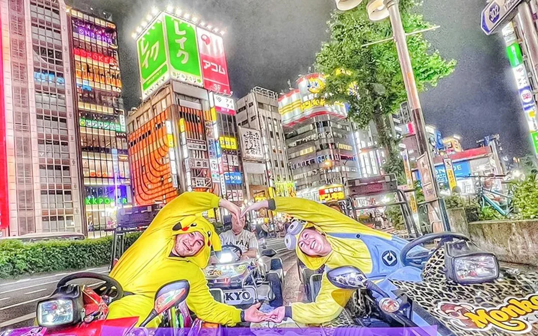 Tokyo: Shibuya, Harajuku & Shinjuku 75-Min Go-Karting Experience by Monkey Kart Image 3