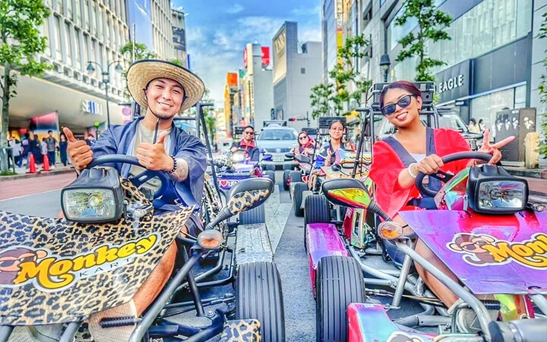 Tokyo: Shibuya, Harajuku & Shinjuku 75-Min Go-Karting Experience by Monkey Kart Image 4