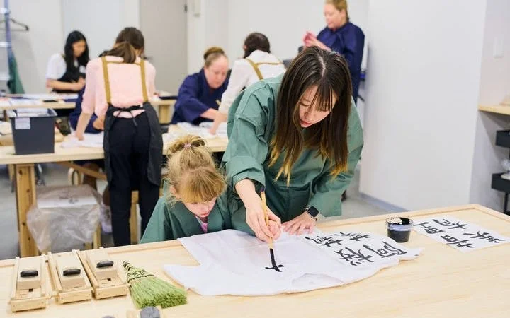 Tokyo: Shinjuku Calligraphy Workshop & T-Shirt Creation Image 2
