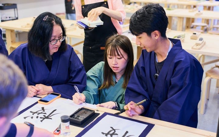 Tokyo: Shinjuku Calligraphy Workshop & T-Shirt Creation Image 7