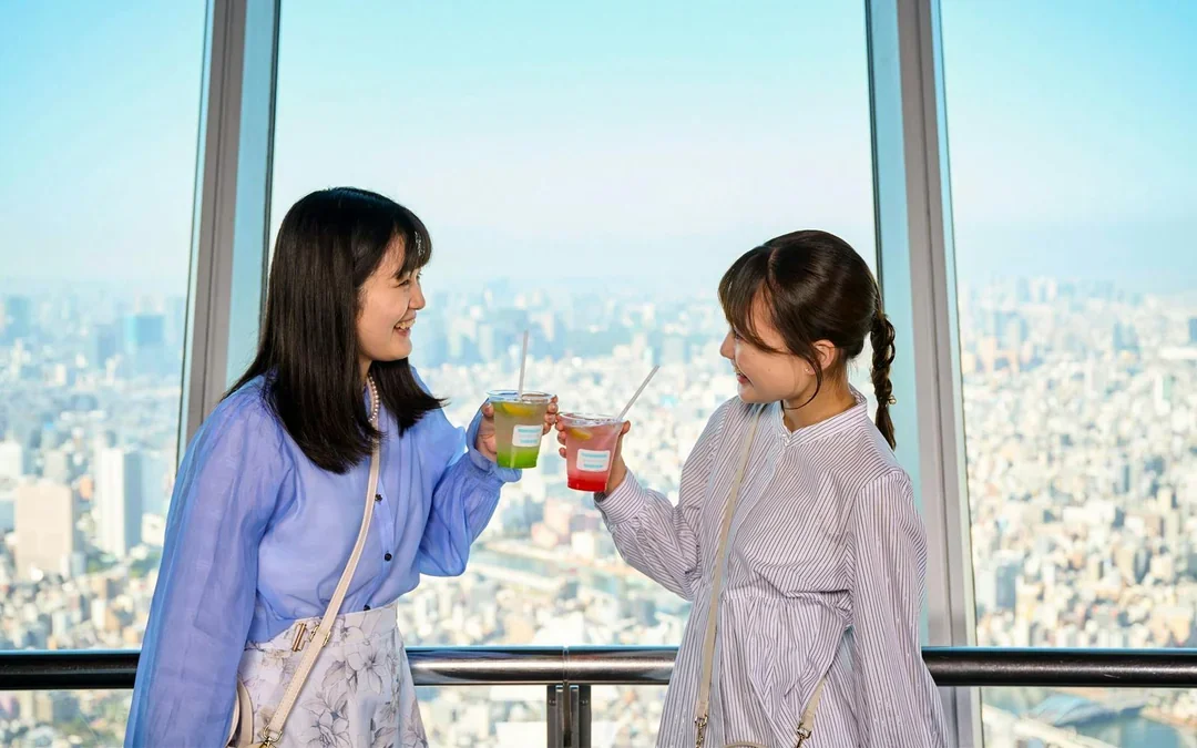 TOKYO SKYTREE Tembo Deck Morning Entry Tickets with Soft Drink & Snack Image 6
