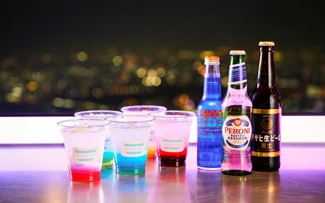TOKYO SKYTREE Tembo Deck Night Entry Tickets with Alcoholic Drink Image 8