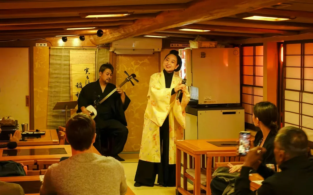 Traditional Yakatabune Hot Pot Cruise with Shamisen Show & Tokyo Tower Entry Image 8