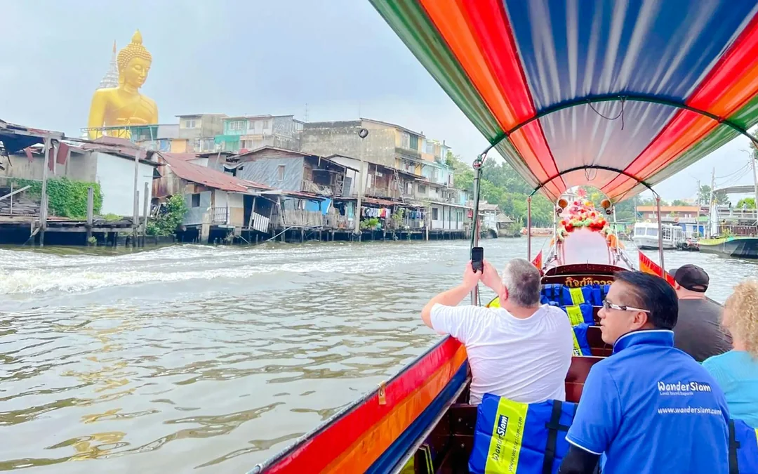 Wat Arun Guided Tour with Thai Costume, Long-Tail Boat and Tuk-Tuk Ride Image 2
