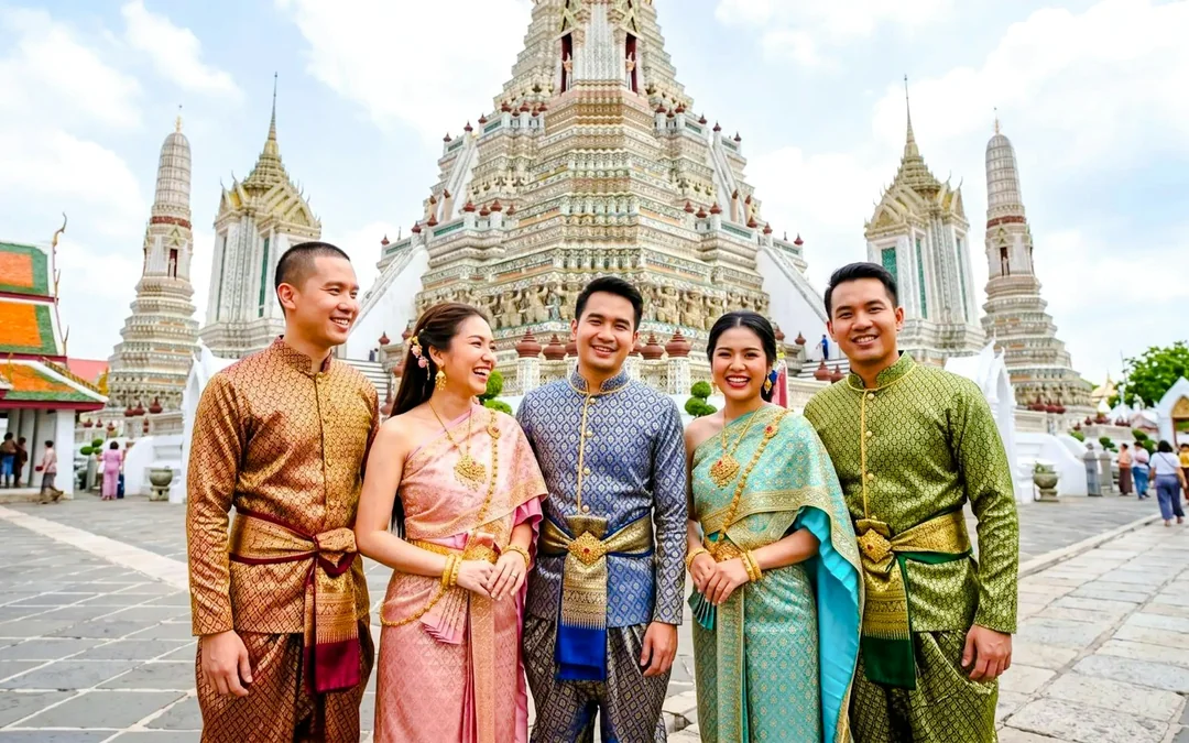 Wat Arun Guided Tour with Thai Costume, Long-Tail Boat and Tuk-Tuk Ride Image 5