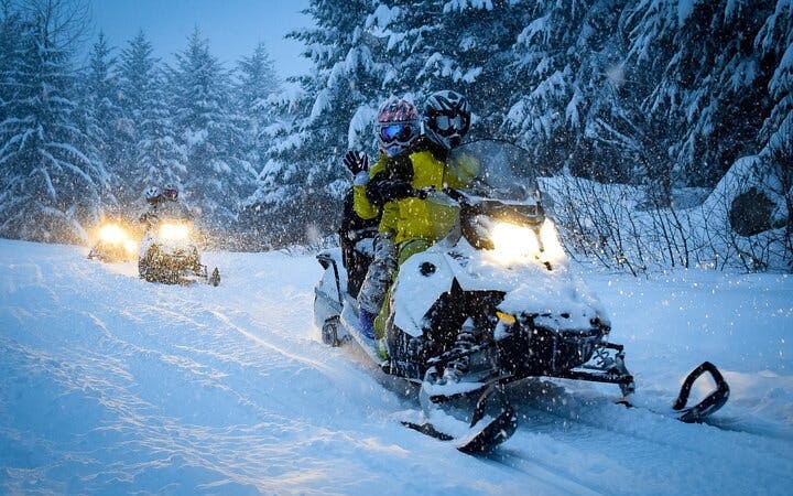 Zakopane Guided Snowmobile or Quad Adventure with Bonfire Feast, Cheese Tasting, and Hotel Transfers Image 3