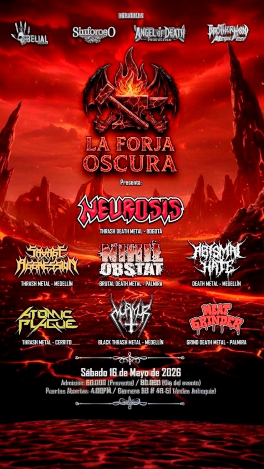 Neurosis: Noche de Metal Extremo en Andes
