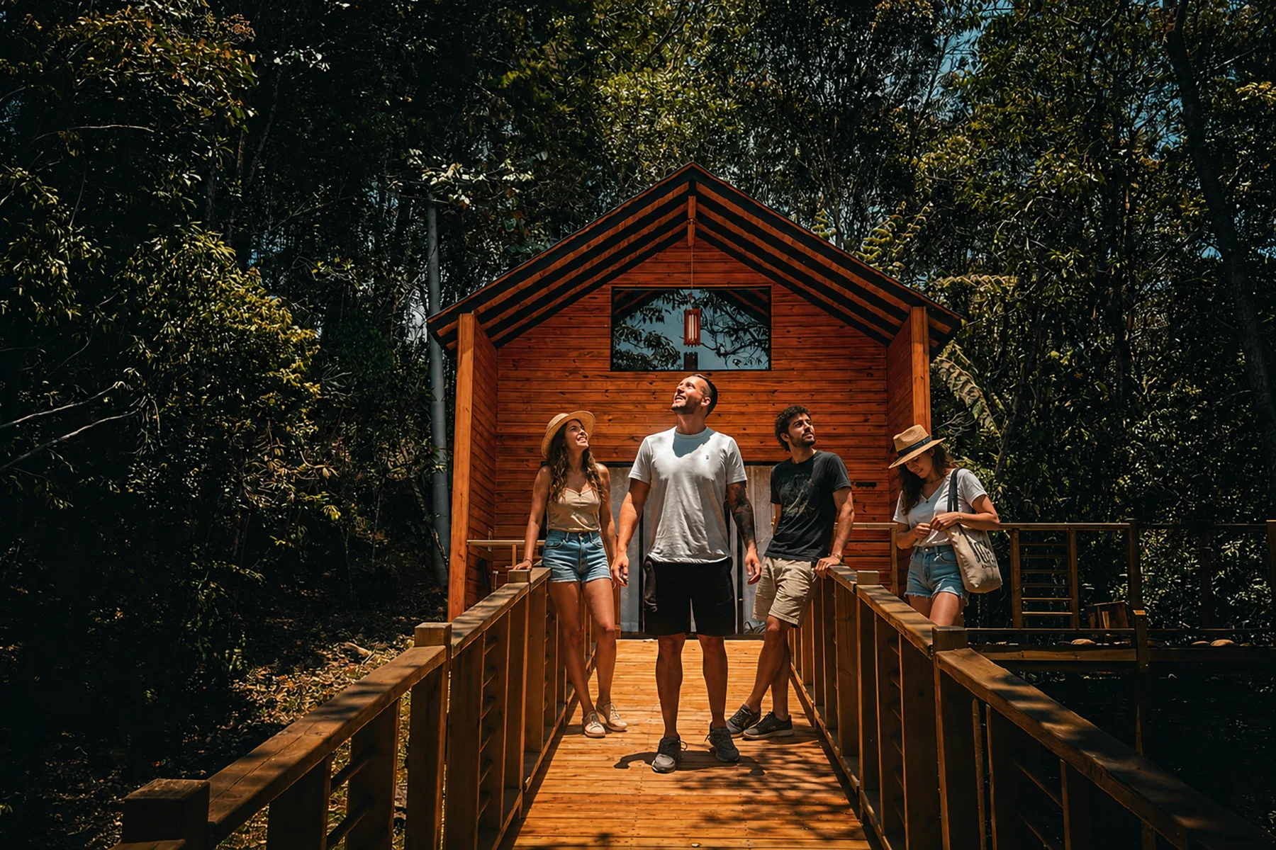 Escapada en grupo: cabaña completa en Santa Elena