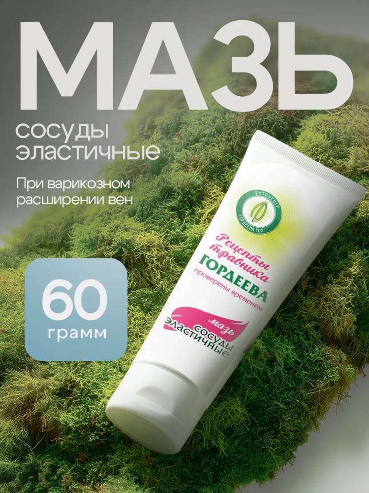 Мазь при варикозе «Сосуды эластичные»